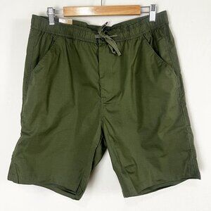 NEW Prana Double‎ Peak E-Waist Shorts Men's Size L x 8 Cargo Green Standard